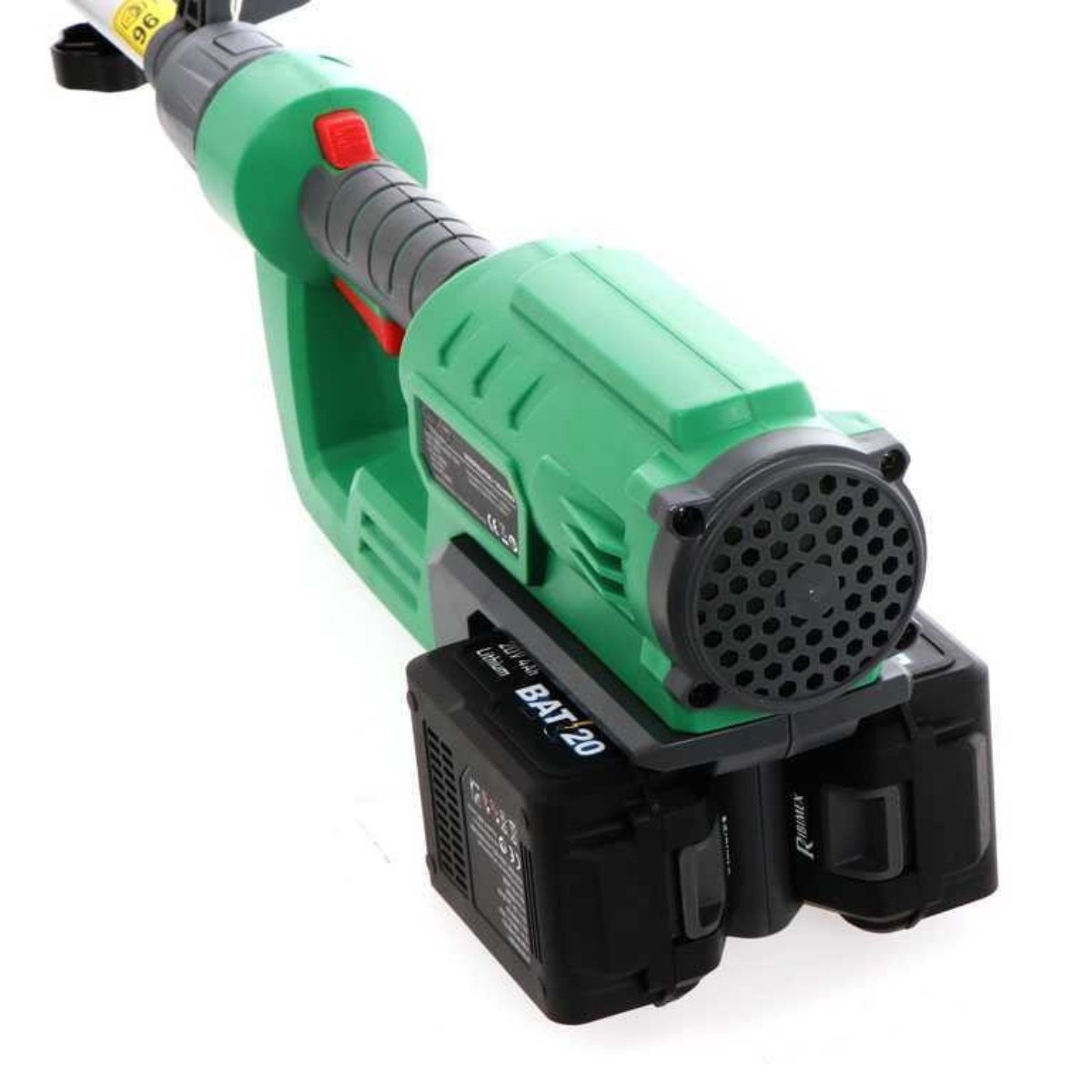 Decespugliatore a batteria iWorx 5 in 1 - Lame Tagliasiepi e motosega intercambiabili incluse + kit