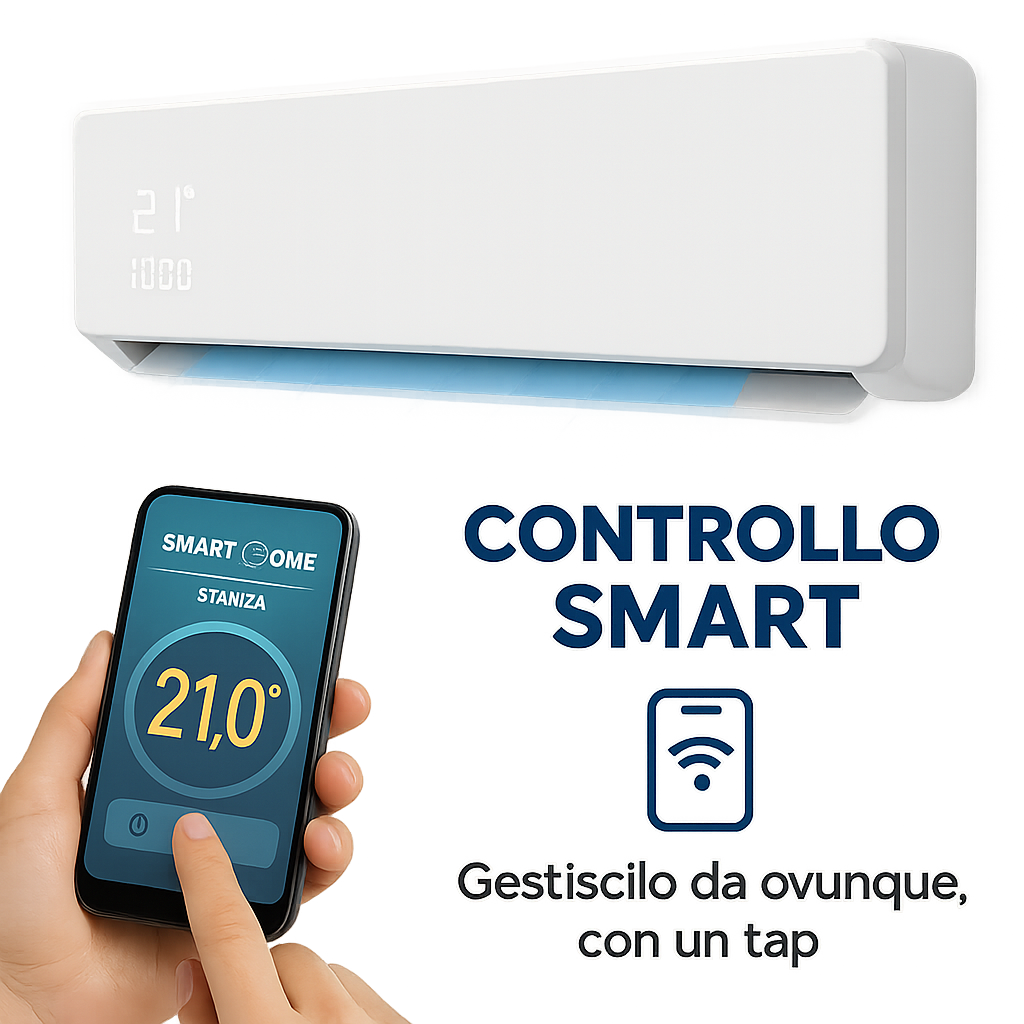 Condizionatore smart 3 in 1 - senza tubi esterni