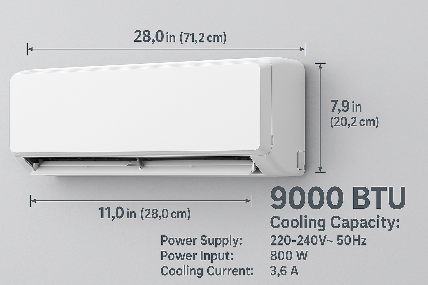 Condizionatore smart 3 in 1 - senza tubi esterni